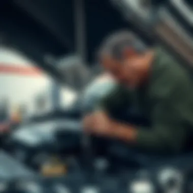 Toyota Sienna engine inspection