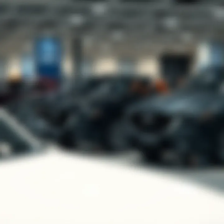Mazda Vehicle Selection A selection of Mazda cars available at a dealership, emphasizing variety and choice.