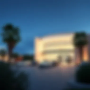 Exterior view of Mercedes of Scottsdale showcasing luxurious architecture