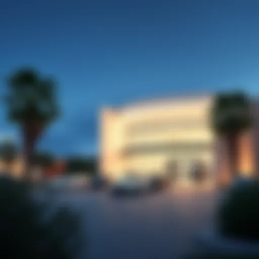 Exterior view of Mercedes of Scottsdale showcasing luxurious architecture