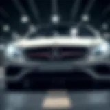 Dynamic view of the Mercedes SL 450 AMG showcasing its sleek lines