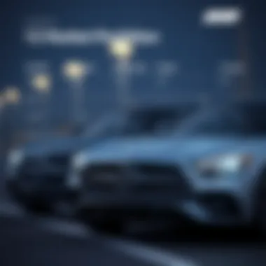 Comparison chart showing market position of Mercedes SL 450 AMG among competitors