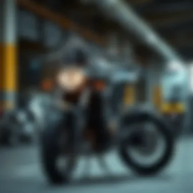 Installation of a Motorcycle Tracker Illustration of a motorcycle with a tracker installed