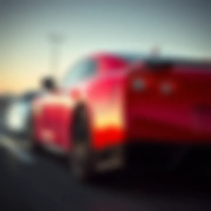 Thrilling Performance on the Road Dynamic driving performance of Nissan in action