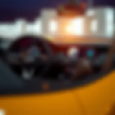 Cutting-Edge Technological Interface Innovative technology dashboard of Nissan's sports car