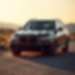 Luxury SUV performance illustration