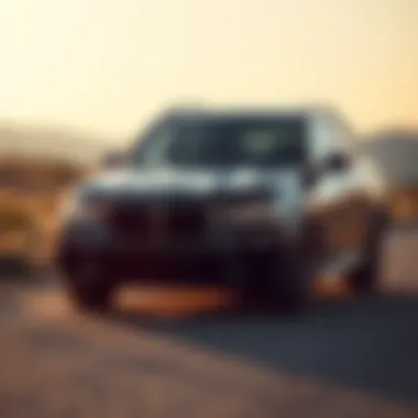 Luxury SUV performance illustration