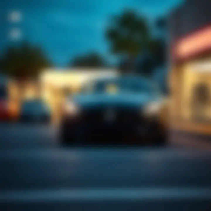 Illustration of the vehicle sale process