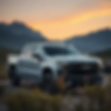 Silverado 1500 Custom Trail Boss parked against a scenic backdrop