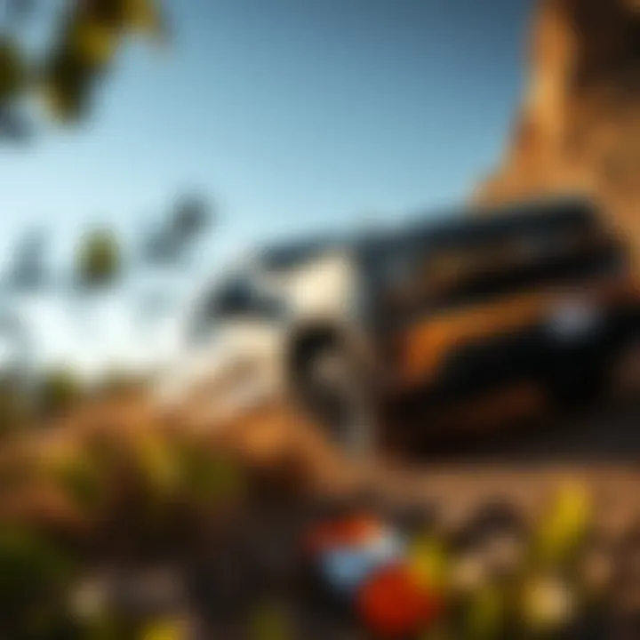 Silverado 4x4 LT navigating rough terrain, showcasing performance