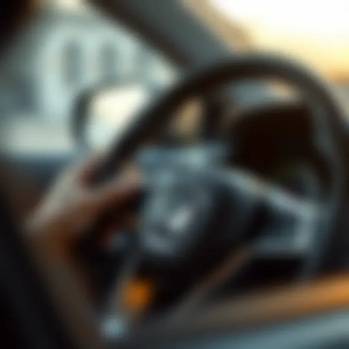 User-friendly steering wheel locking device