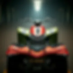 A vintage ATV showcasing classic design elements.