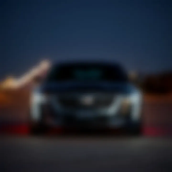 Sleek Design of the Cadillac CT6 A striking exterior shot of the Cadillac CT6, highlighting its sleek design