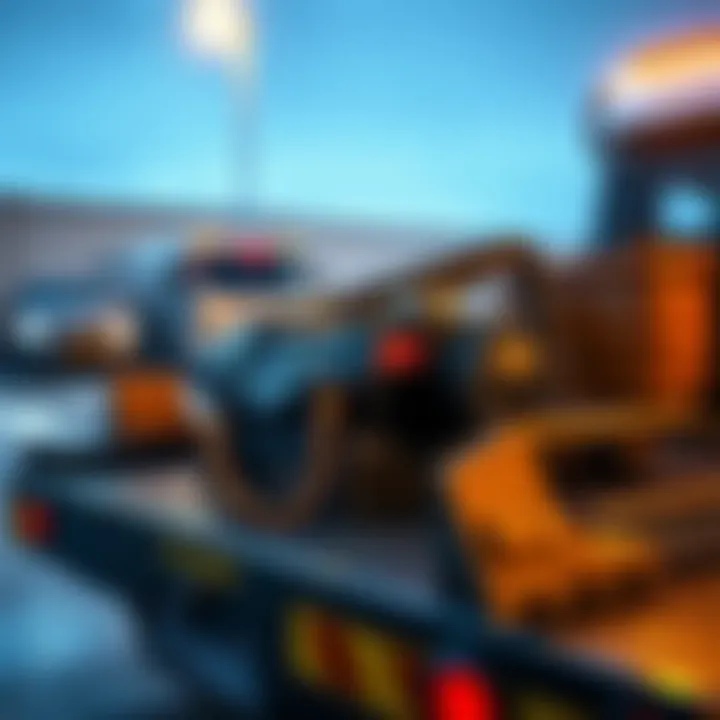 Essential Towing Equipment Essential towing equipment on display