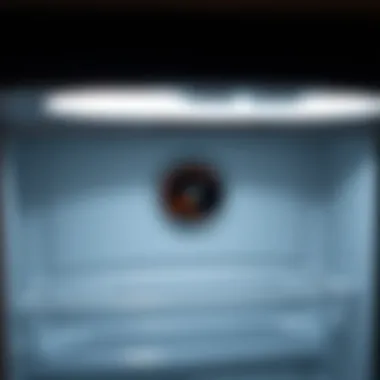 Identifying Temperature Issues in RV Refrigerators RV fridge with temperature gauge displaying warm temperature