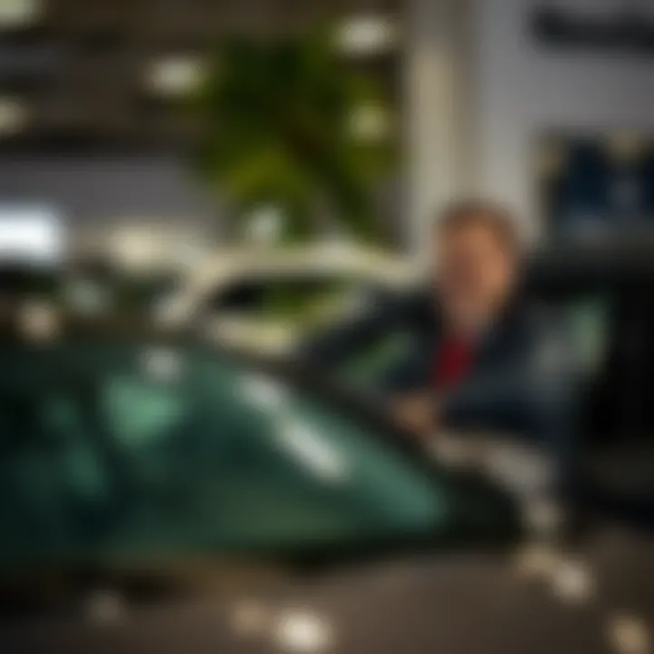 Successful Purchase Experience in Twin City A satisfied buyer with a recently purchased used car