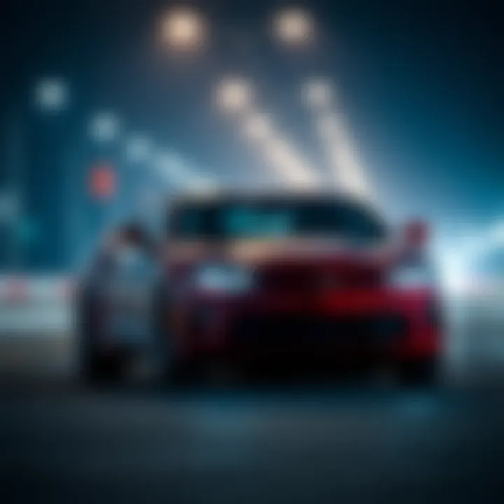 Visual representation of average APR trends for car loans