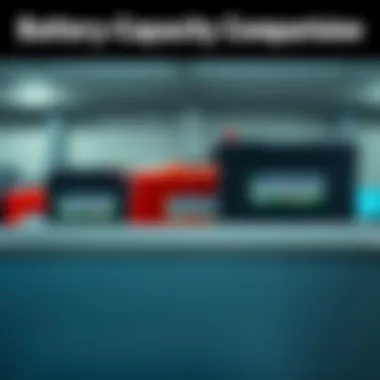 Battery Capacity Comparison Comparison of battery capacities in amp-hours