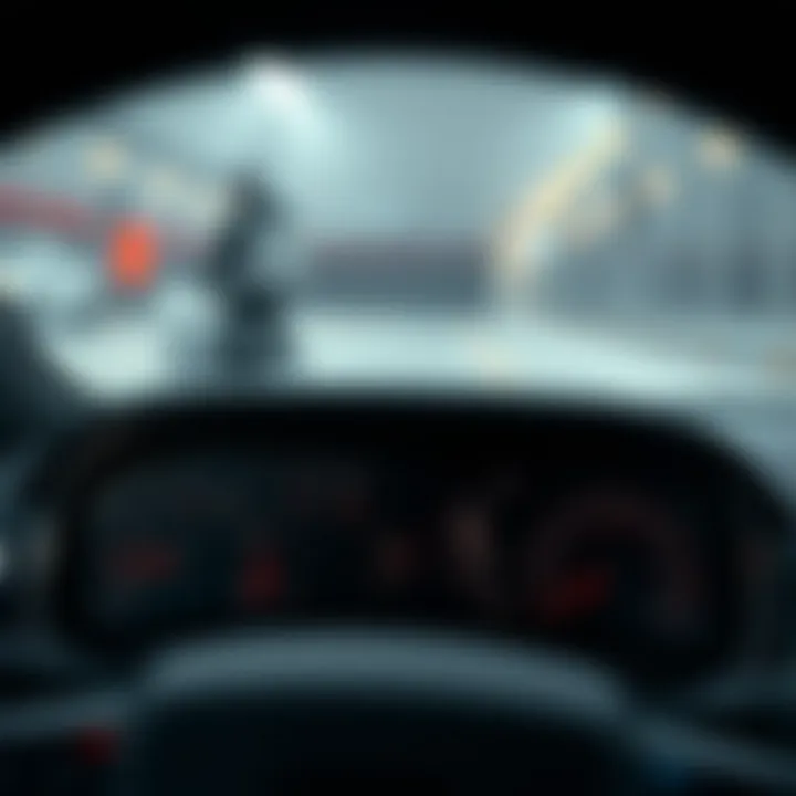 Interior view highlighting the dashboard of the 2018 Jeep Grand Cherokee Limited with fuel gauge