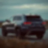Exterior view of the 2018 Jeep Grand Cherokee Limited showcasing its robust design