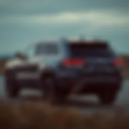 Exterior view of the 2018 Jeep Grand Cherokee Limited showcasing its robust design