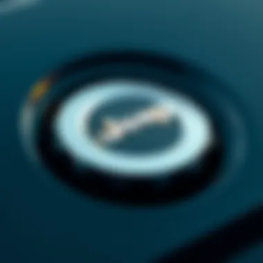 Close-up of the fuel cap on the 2018 Jeep Grand Cherokee Limited