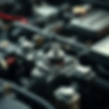 Detailed view of an ignition system