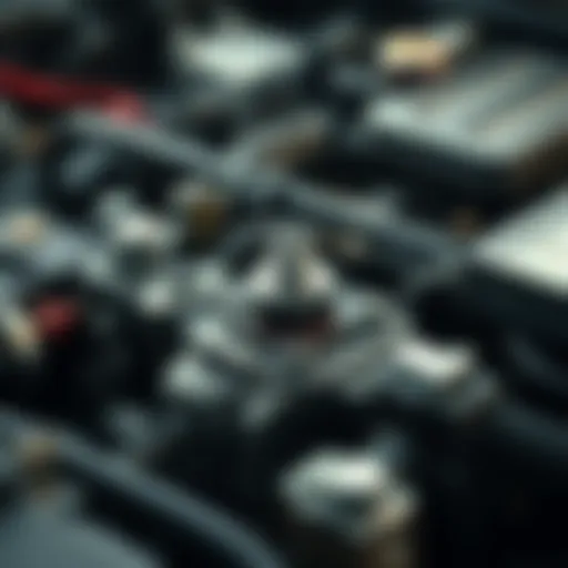 Detailed View of an Ignition System Detailed view of an ignition system