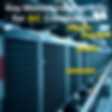 Maintenance practices for marine AC condensers displayed in a detailed infographic
