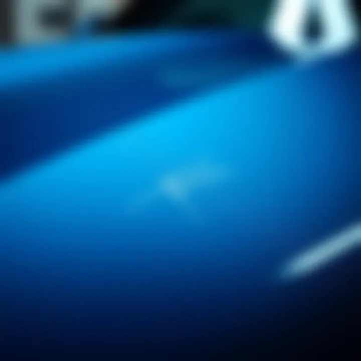 Understanding Vehicle Scratches Detailed view of a scratch on a car surface