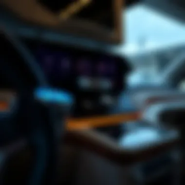 Dashboard and Control Panel of the Fleetwood Terra 26Q Dashboard and control panel of the Fleetwood Terra 26Q emphasizing modern technology