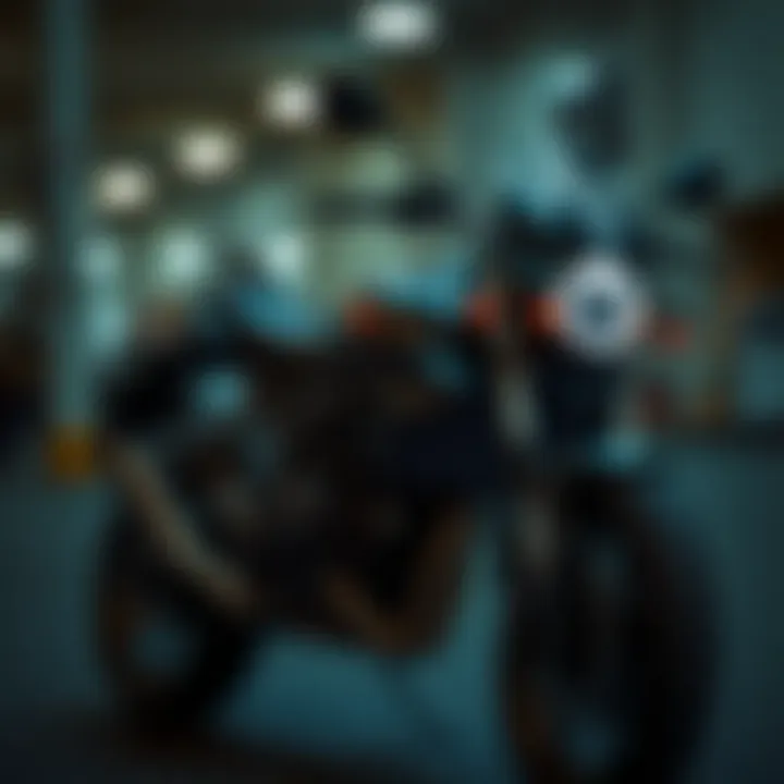 Battery Health and Its Impact on Motorcycle Performance Visual representation of motorcycle battery health and performance