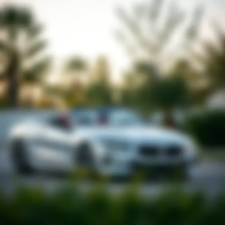 Stylish Exterior of BMW 840i Convertible Exterior shot of the BMW 840i Convertible emphasizing its stylish profile