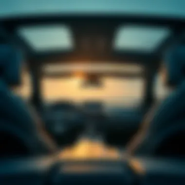 Luxury Interior of BMW 840i Convertible Elegant interior design of the BMW 840i Convertible showcasing luxury craftsmanship