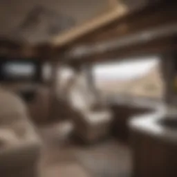 Luxurious interior design of Ventana RV