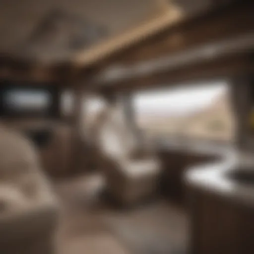 Luxurious interior design of Ventana RV