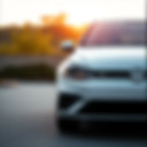 The Modern Aesthetics of the Volkswagen Golf Sleek design of the Volkswagen Golf showcasing its modern aesthetics